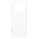 Чехол-накладка - PC091 для Apple iPhone 17 Pro Max/18 Pro Max (matte transparent/white)  — фото 2