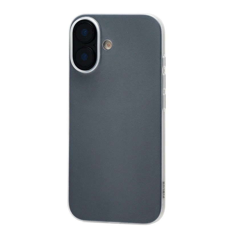 Чехол-накладка - PC091 для Apple iPhone 17 (matte transparent/white) 