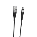 Кабель USB - Type-C - Borofone BX32 Munificient (100 см) (black)  — фото 1