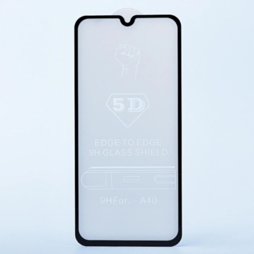 Защитное стекло - Activ 3D для Samsung Galaxy A40 (black) 
