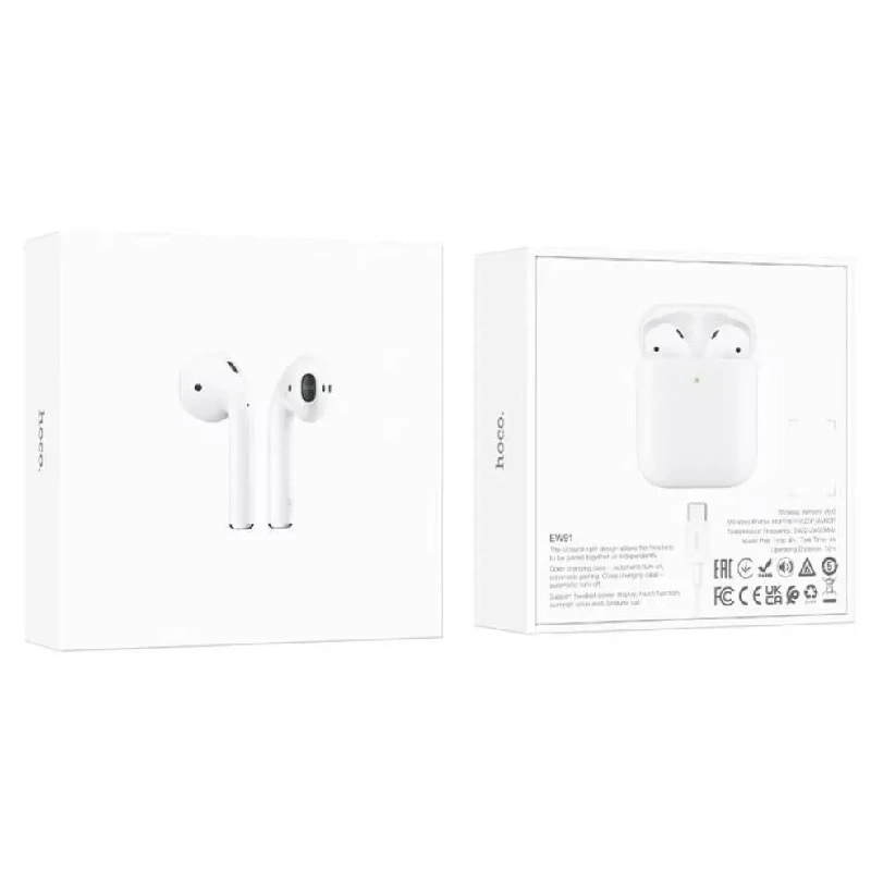 Беспроводные наушники TWS - Hoco EW91 (white) 