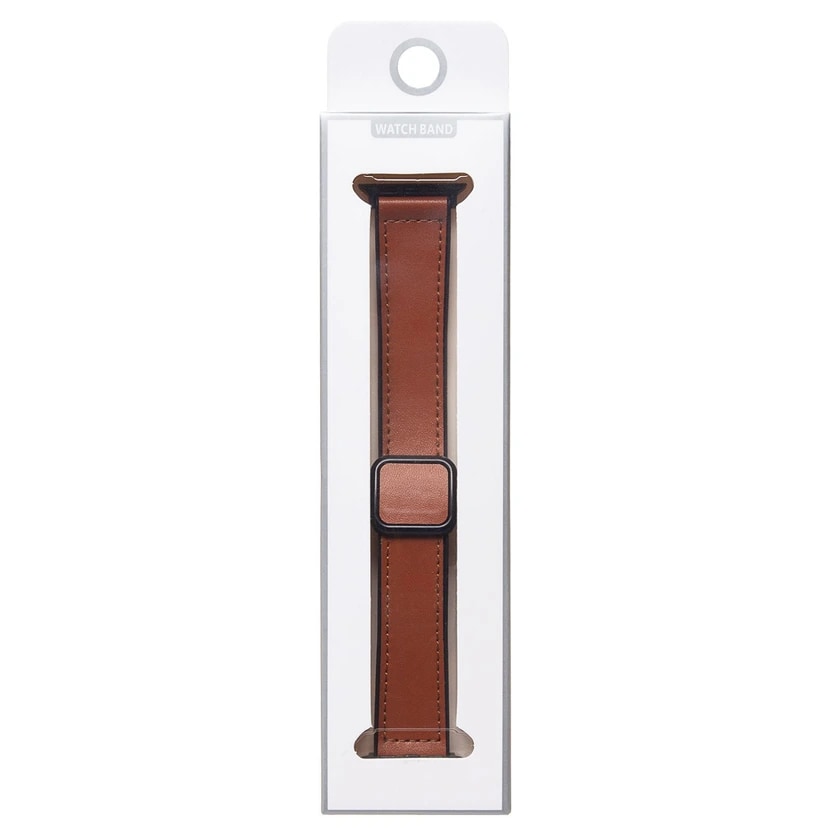 Ремешок на застёжке - ApW38 EcoSkin для Apple Watch 38/40/41 мм (brown) 