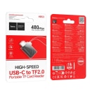Карт-ридер Type-C - Hoco HB53 (Micro-SD) (black)  — фото 2