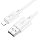 Кабель USB - Apple lightning - Hoco X88 Gratified (200 см) (white)  — фото 1