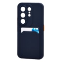 Чехол-накладка с картхолдером - SC337 для Tecno Camon 50 (dark blue)  — фото 1