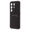 Чехол-накладка с картхолдером - SC337 для Tecno Camon 50 Pro 5G (black)  — фото 1