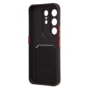 Чехол-накладка с картхолдером - SC337 для Tecno Camon 50 Pro 5G (black)  — фото 2