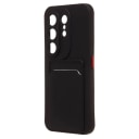 Чехол-накладка с картхолдером - SC337 для Tecno Camon 50 (black)  — фото 1