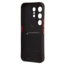 Чехол-накладка с картхолдером - SC337 для Tecno Camon 50 (black)  — фото 2