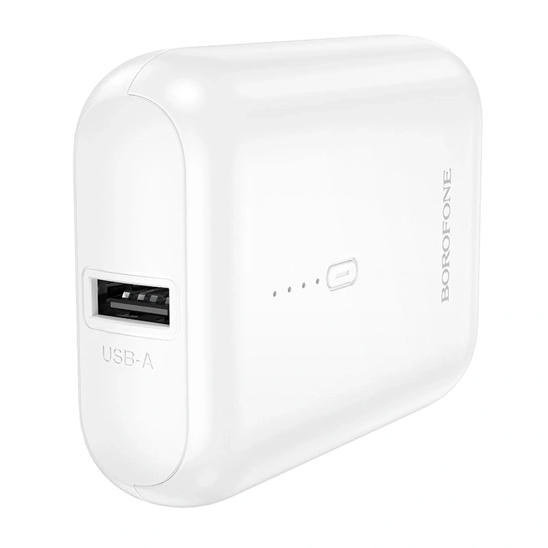 Внешний аккумулятор 5000mAh - Borofone BJ81 2.0A (Type-C/USB) (white)