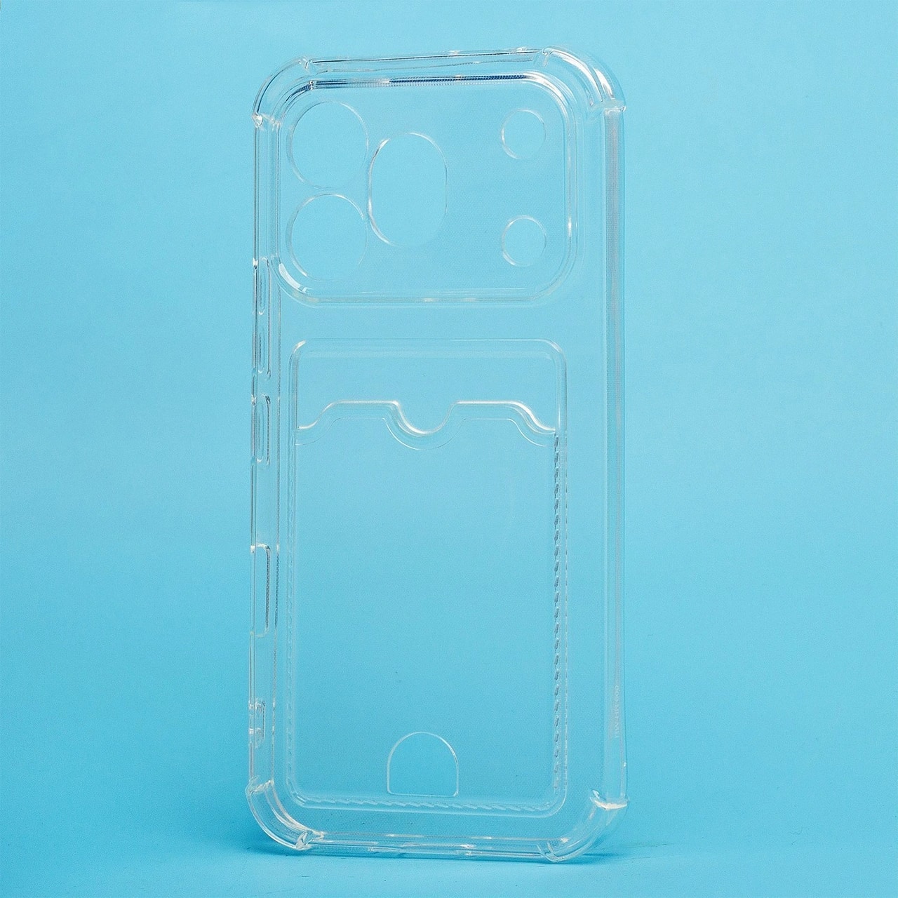 Чехол-накладка с картхолдером - SC276 для Honor 600 Pro (transparent) 