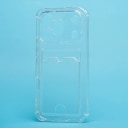 Чехол-накладка с картхолдером - SC276 для Honor 600 Pro (transparent)  — фото 1
