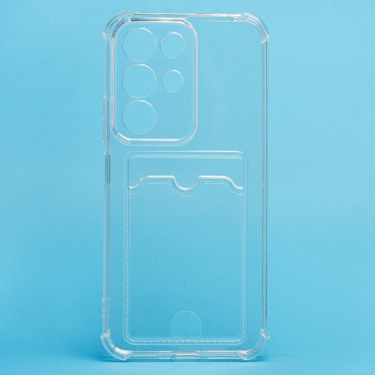 Чехол-накладка с картхолдером - SC276 для Realme C83 (transparent) 