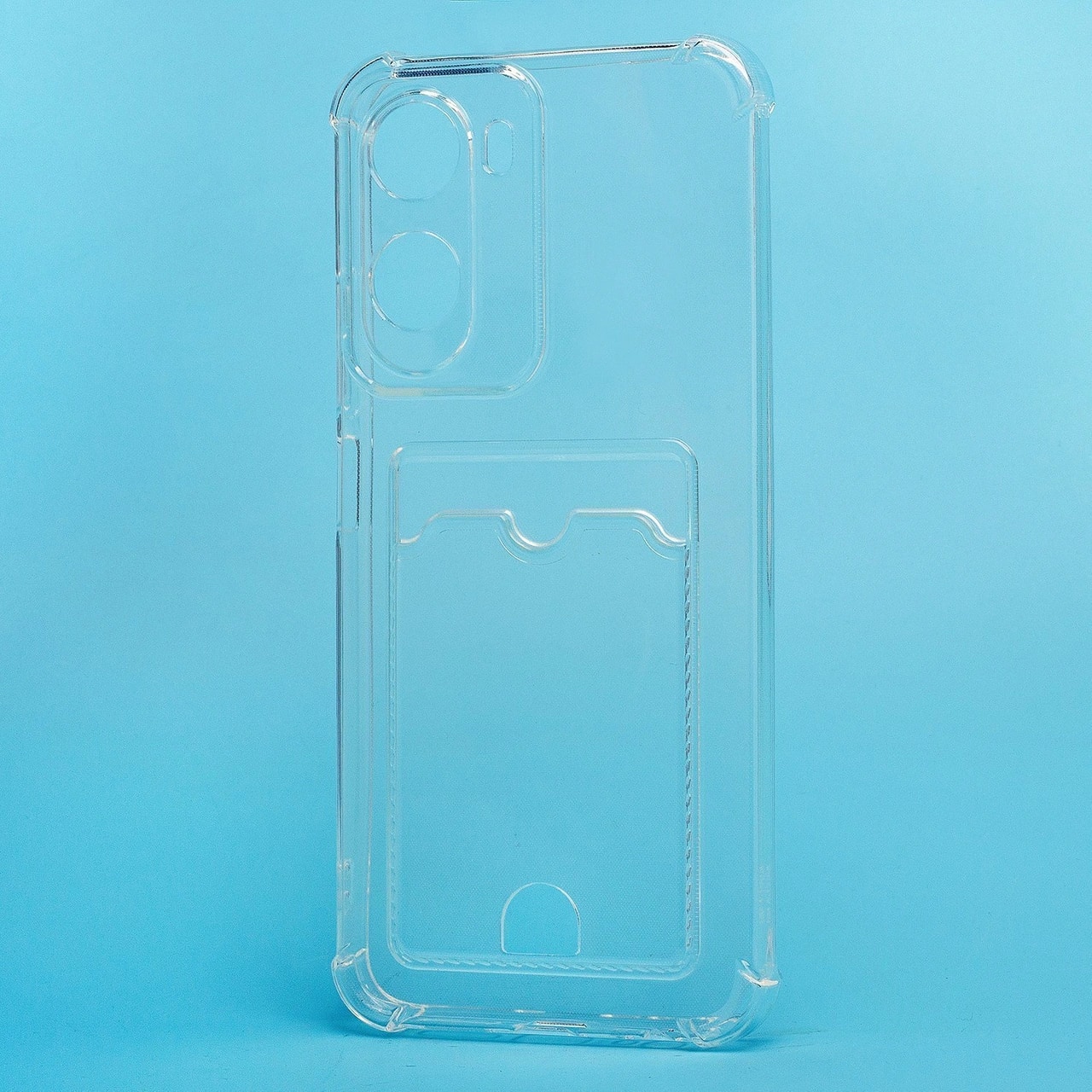 Чехол-накладка с картхолдером - SC276 для Redmi 15A (transparent) 