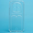 Чехол-накладка с картхолдером - SC276 для Redmi Note 15 Pro 5G (transparent)  — фото 2