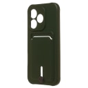 Чехол-накладка с картхолдером - SC304 для Honor 600 lite (dark green)  — фото 1