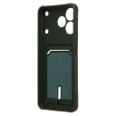 Чехол-накладка с картхолдером - SC304 для Realme Note 80 (dark green)  — фото 2