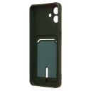 Чехол-накладка с картхолдером - SC304 для Samsung Galaxy A07 (dark green)  — фото 2