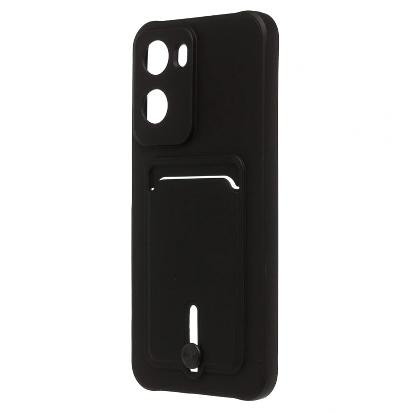 Чехол-накладка с картхолдером - SC304 для Redmi 15A (black) 