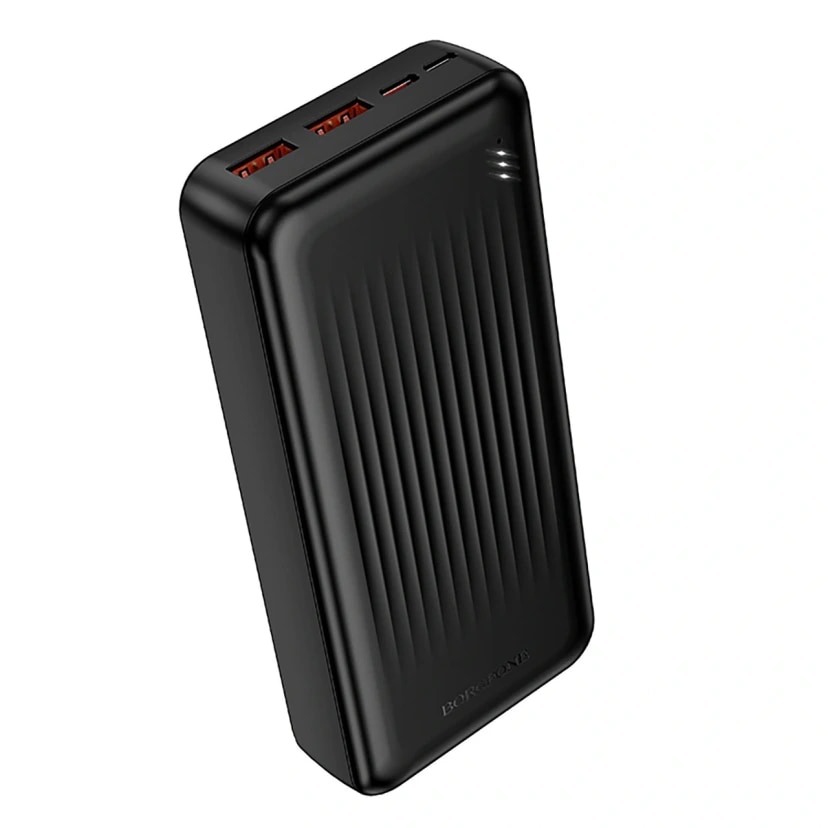 Внешний аккумулятор 20000mAh - Borofone BJ80A 22.5W PD+QC3.0 (MicroUSB/Type-C/2xUSB) (black) 
