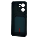 Чехол-накладка с картхолдером - SC304 для Xiaomi 13T/13T Pro (dark green)  — фото 2