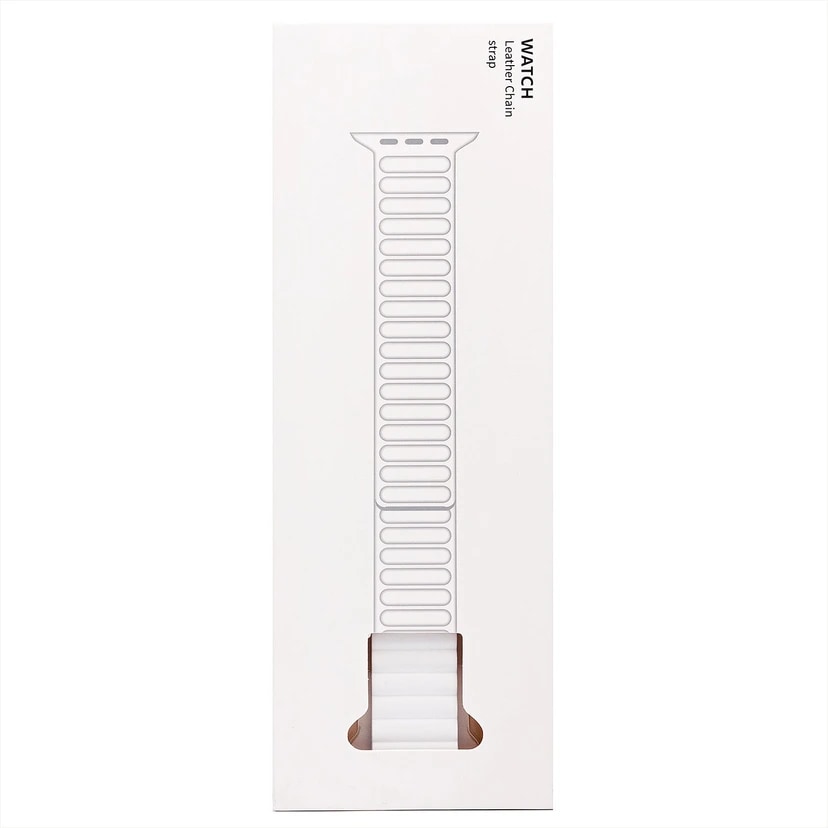 Ремешок на магните - WB32 Apple Watch 42/44/45/49 мм (white/black) 