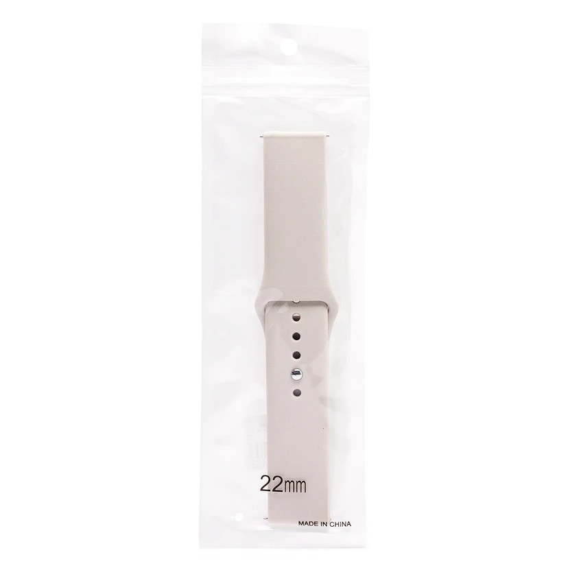 Ремешок на кнопке - WB34 Sport Band универсальный 22 мм (beige) 
