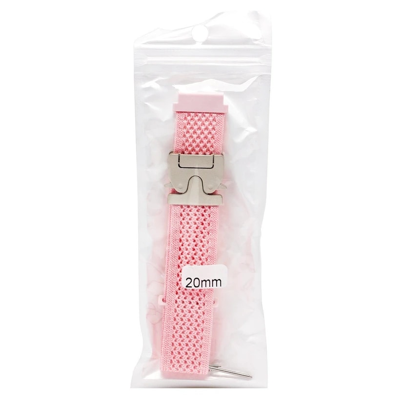 Ремешок на застёжке - WB42 Nylon Универсальный 20 мм (light pink) 