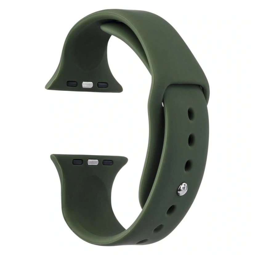 Ремешок на кнопке - Sport Band для Apple Watch 42/44/45/46/49 мм (S) (pine green) 
