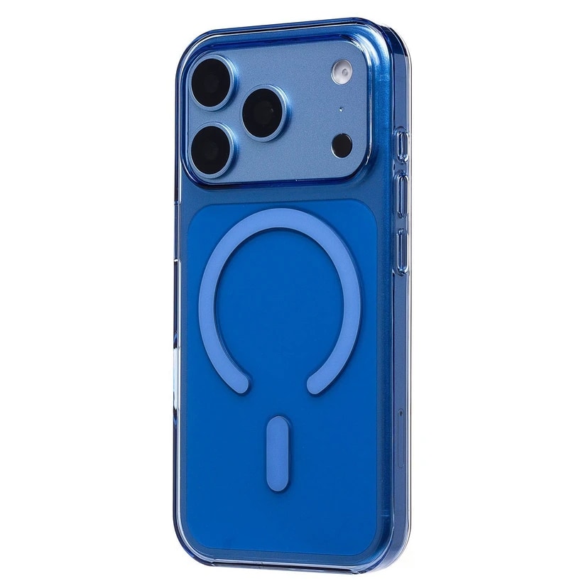 Чехол-накладка - Clear Case SafeMag для Apple iPhone 17 Pro/18 Pro (blue) 