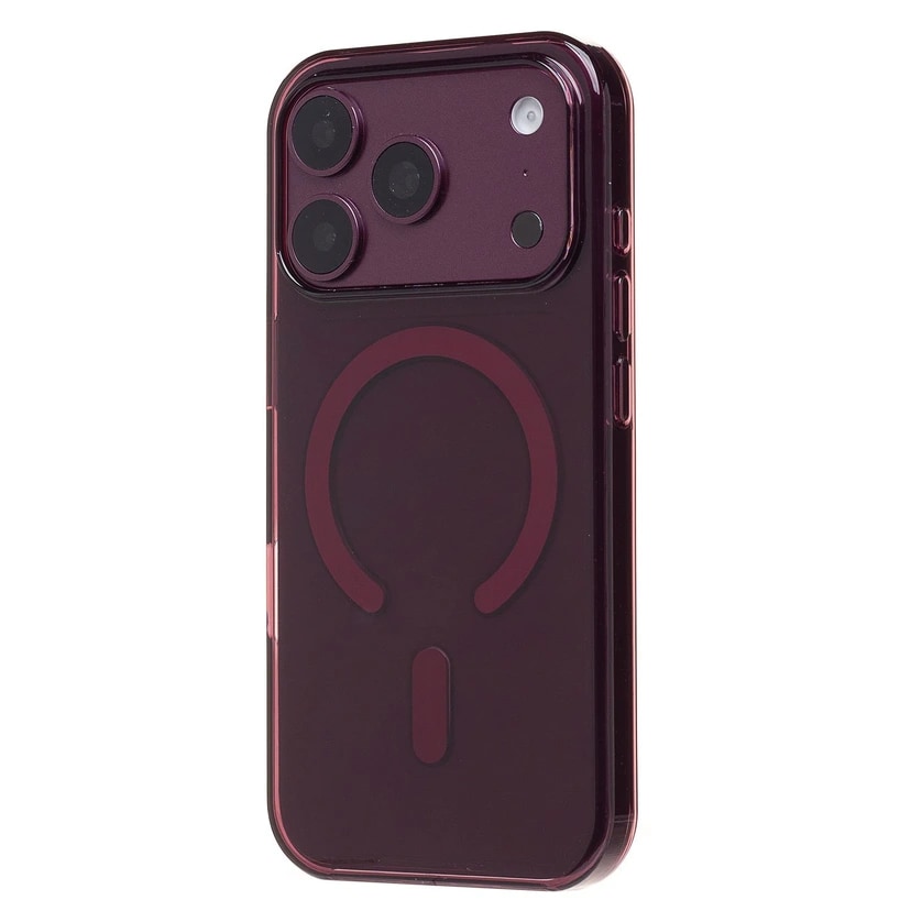 Чехол-накладка - Clear Case SafeMag для Apple iPhone 17 Pro/18 Pro (bordo) 