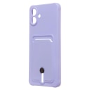 Чехол-накладка с картхолдером - SC304 для Samsung Galaxy A07 (light violet)  — фото 1