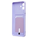 Чехол-накладка с картхолдером - SC304 для Samsung Galaxy A07 (light violet)  — фото 2