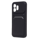 Чехол-накладка с картхолдером - SC337 для Honor 600 (black)  — фото 1