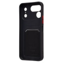 Чехол-накладка с картхолдером - SC337 для Tecno Spark 50 Pro 4G (black)  — фото 2