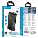 Внешний аккумулятор 20000mAh - Hoco J159A CCC 22.5W PD+QC3.0 (MicroUSB/2xUSB/Type-C) (white)  — фото 3