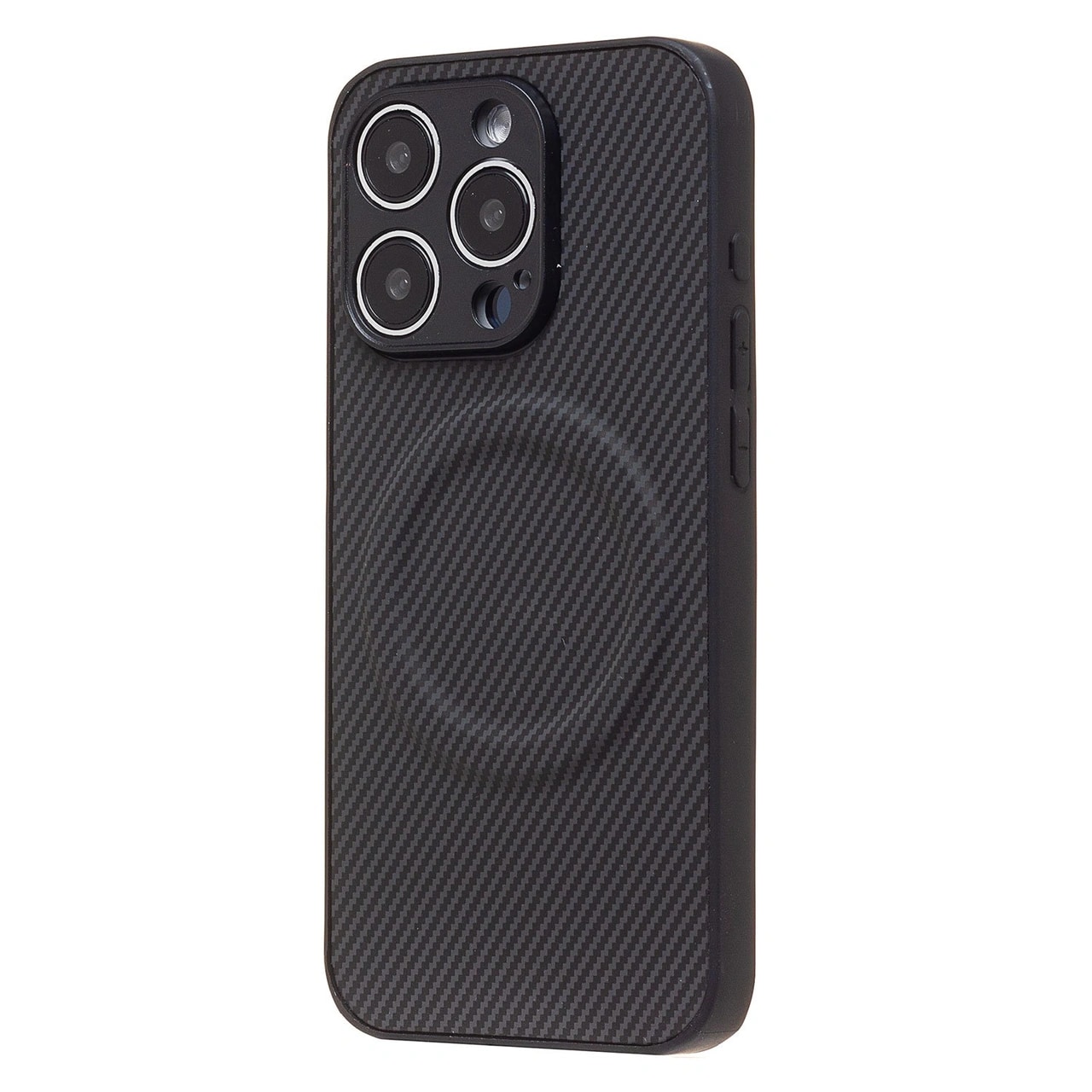 Чехол-накладка - SM049 для Apple iPhone 15 Pro (black) 