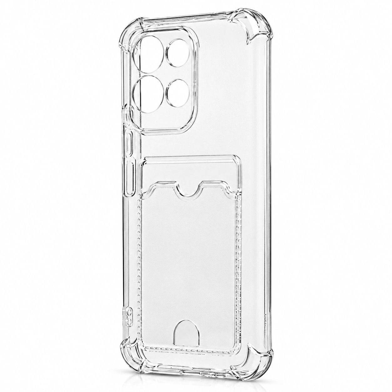 Чехол-накладка с картхолдером - SC276 для Redmi 17 4G (transparent) 