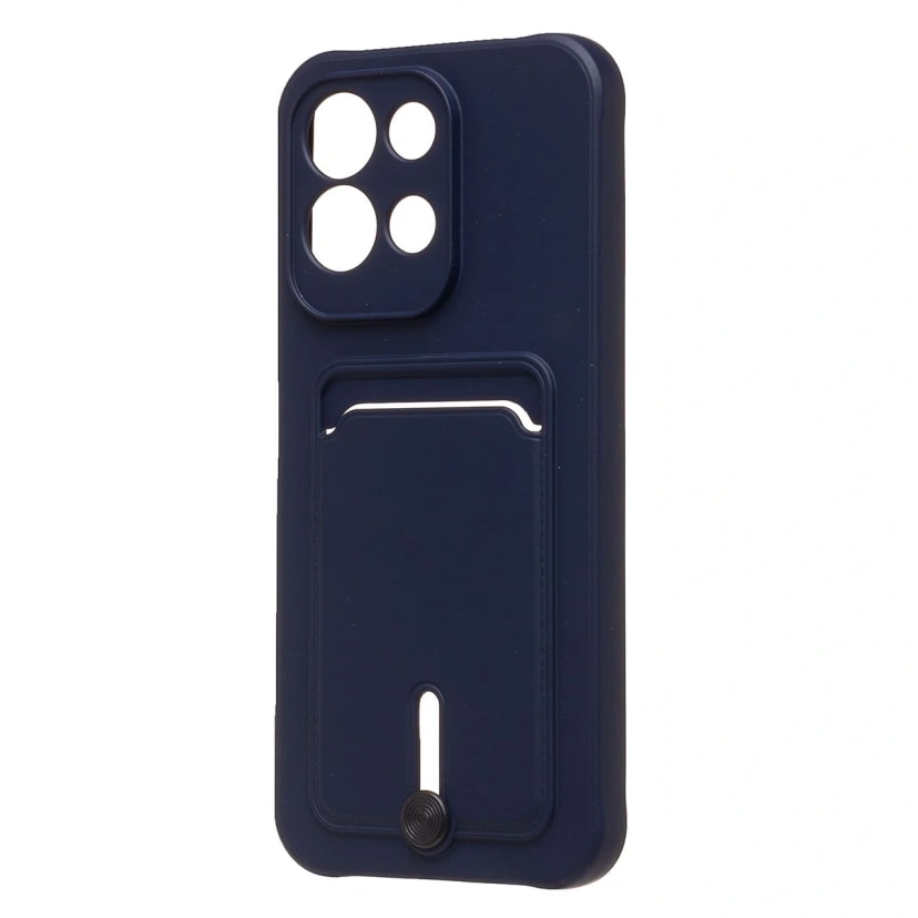 Чехол-накладка с картхолдером - SC304 для Redmi 17 4G (dark blue) 