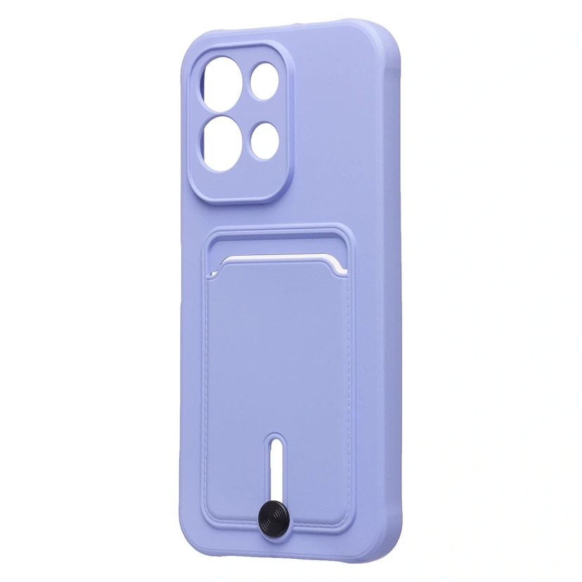 Чехол-накладка с картхолдером - SC304 для Redmi 17 4G (light violet) 