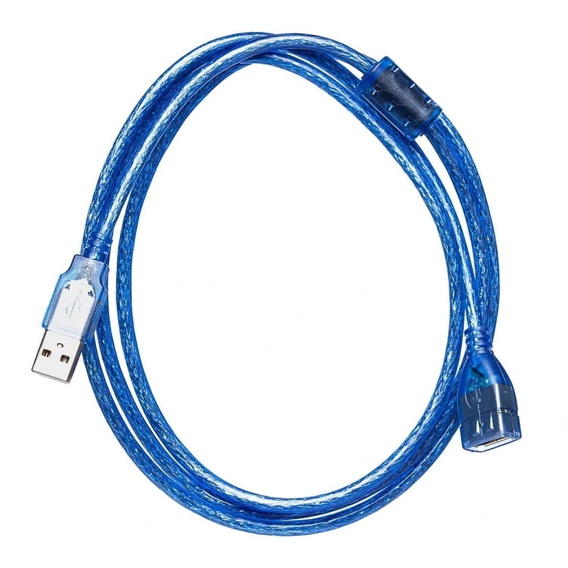 Кабель-удлинитель USB - Glossar USB-папа - USB-мама (150 см) (blue) 