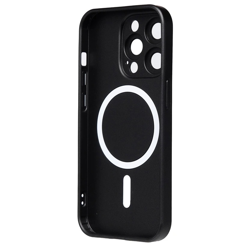 Чехол-накладка - SM020 Matte SafeMag для Apple iPhone 14 Pro (black)  — фото 2