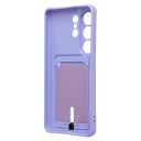 Чехол-накладка с картхолдером - SC304 для Samsung Galaxy S26 Ultra (light violet)  — фото 2