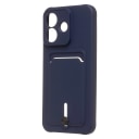 Чехол-накладка с картхолдером - SC304 для Poco X8 (dark blue)  — фото 1