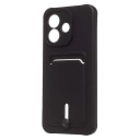 Чехол-накладка с картхолдером - SC304 для Redmi Note 17 5G (black)  — фото 1