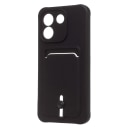 Чехол-накладка с картхолдером - SC304 для Redmi Note 17 Pro Max (black)  — фото 1