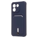 Чехол-накладка с картхолдером - SC304 для Redmi Note 17 Pro Max (dark blue)  — фото 1
