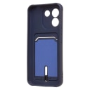 Чехол-накладка с картхолдером - SC304 для Redmi Note 17 Pro Max (dark blue)  — фото 2