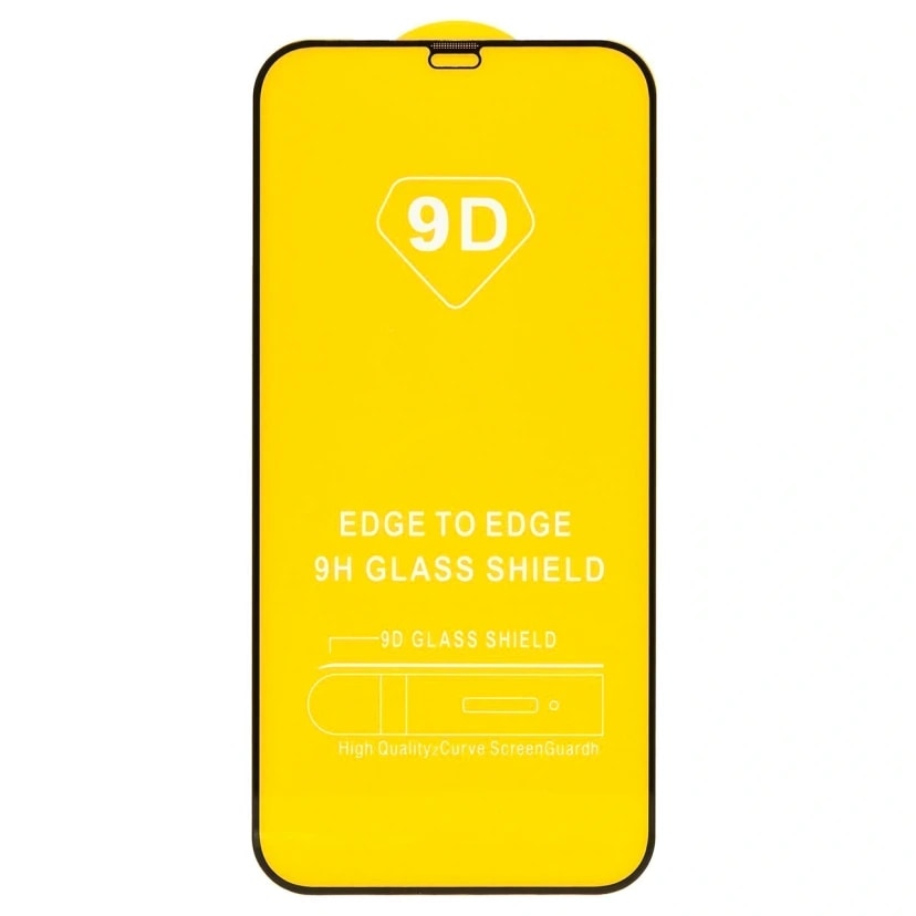 Защитное стекло - Full Glue 2.5D для Apple iPhone 12 Pro Max (black)