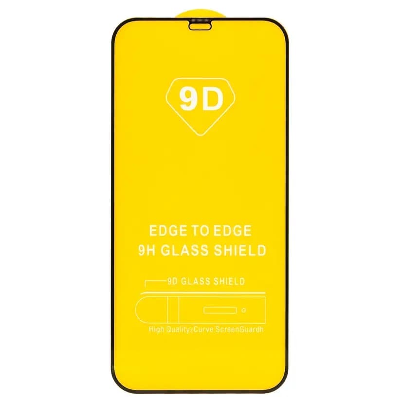Защитное стекло - Full Glue 2.5D для Apple iPhone 12 Pro Max (black) — фото 2